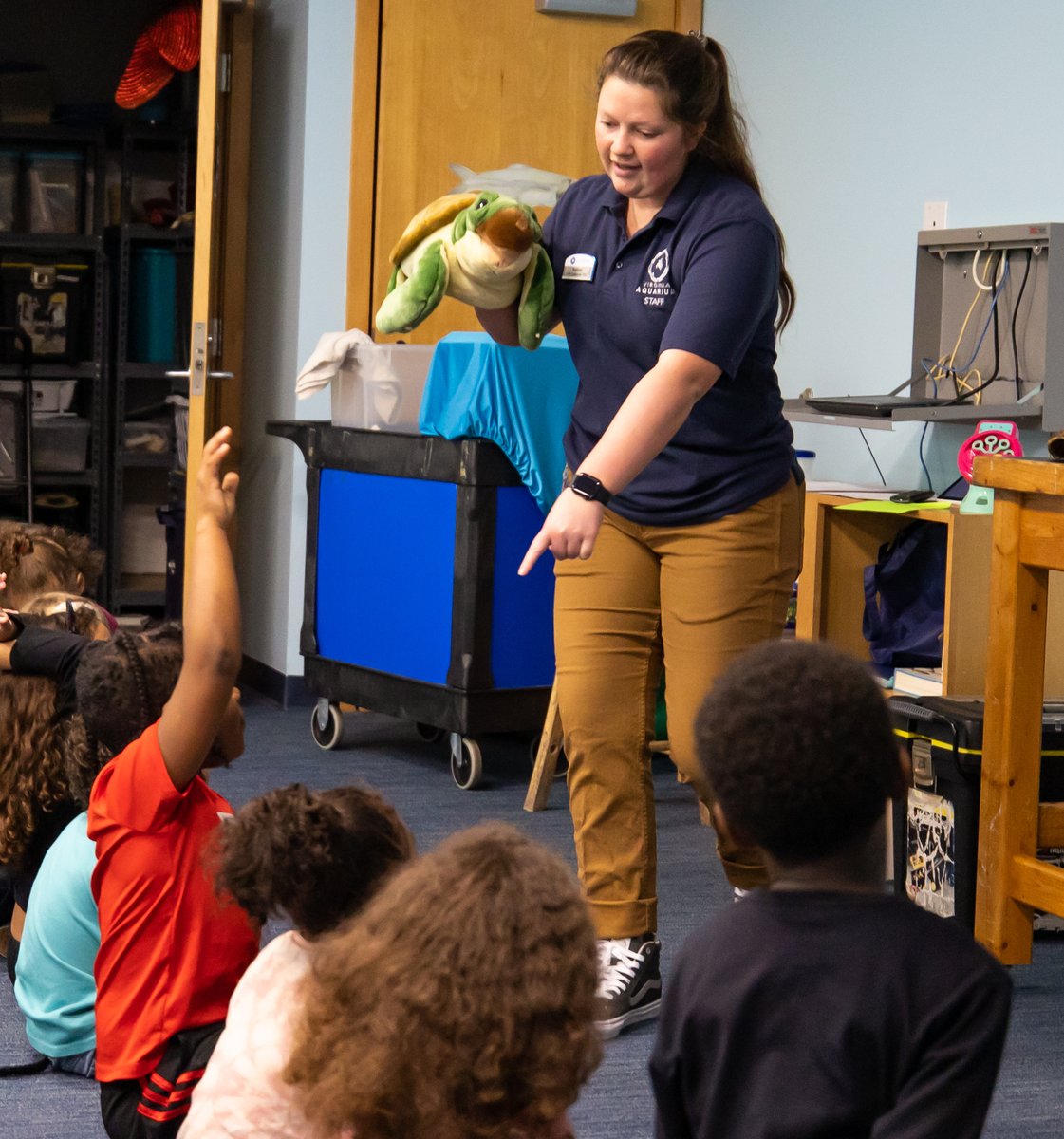 PRAGroupInc's tweet photo. Education brings students out of their shells ๐ข
Itโs #EEWeek, and one of our partners is deep in the waters of working to advance awareness. Recently, @VAAquarium and PRA Group teamed up to teach kindergarteners about life as a turtle.
Read more: https://t.co/ySrauYBbex https://t.co/P9Rw5LUXf4