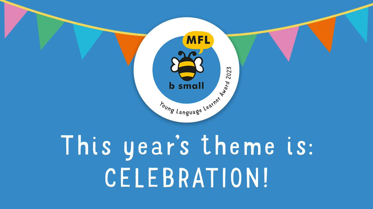 Entries for the Young Language Learner Award 2023 are open!

Children aged between 6-11 are encouraged to send in a story or comic written in a language of their choice, other than a mother tongue.

Sign up for your FREE entry pack below!

Enter here: buff.ly/41fpJbh