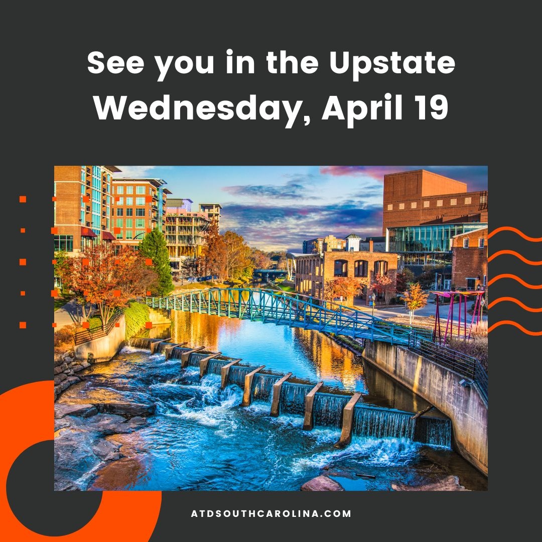 📣 Attention Upstate Members! 📣

We're in the Upstate tonight at Prisma Health (6 Independence Pointe, Greenville, SC 29615) from 5 - 7 p.m. EST. We can't wait to see you! bit.ly/3ZFBO7X