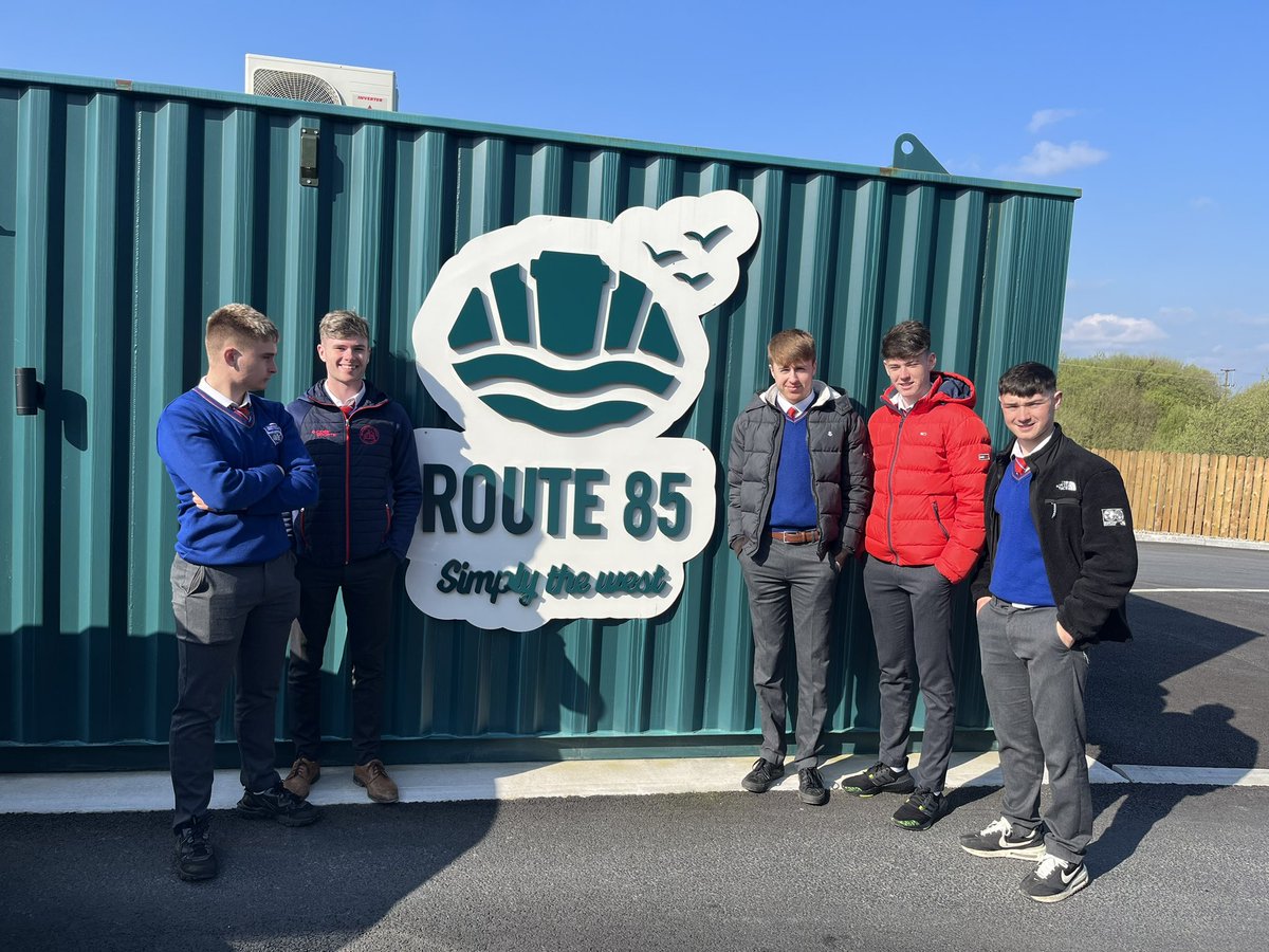 BusiGirlCoClare's tweet photo. Thank you to Mary and her staff at the Route 85 Drive Thru for speaking with my LCVP class about starting up her business and the role of LEO supporting small Businesses in Clare. #route85 #localenterpriseoffice #coclare https://t.co/DjvF71wt1m