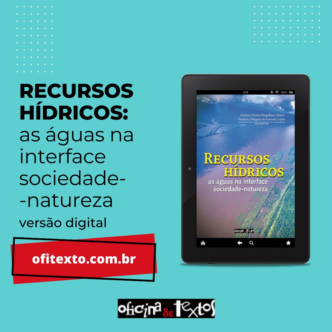 ofitexto's tweet photo. Já está disponível na livraria técnica o eBook de "Recursos hídricos: as águas na interface sociedade-natureza" 🌊

E adivinha só? O eBook também está disponível na Biblioteca Virtual para quem tem cadastro!

#recursoshidricos #ofitexto #impactosambientais #geoconservação https://t.co/2XC9Eiy3ao