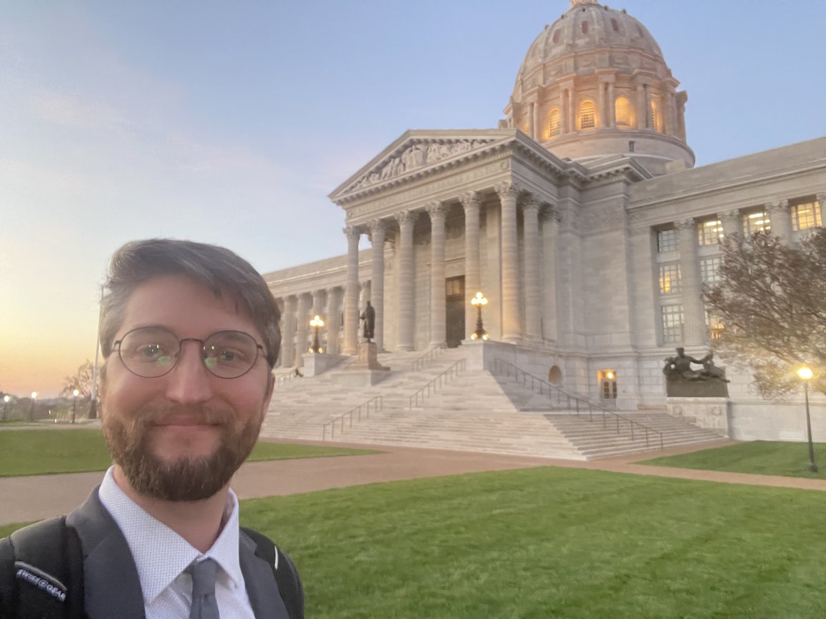 CSGovts's tweet photo. At CSG, we work for you! #StateVisits are underway!

Our Deputy Program Director, Matthew Shafer, recently visited #Missouri to testify on the Social Work Licensure Compact. Learn more here: https://t.co/XeEAixy61c https://t.co/FfqnBuDWWg