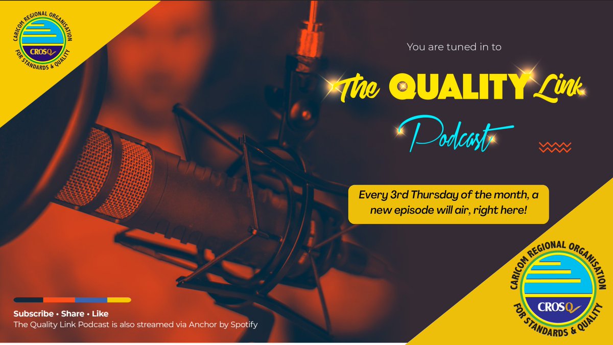 crosqcaricom's tweet image. Just one day away now. Tomorrow! Tomorrow! The QUALITY Link podcast will be live. You&apos;ll love this one!
#qualityatwork #CROSQatwork #certification #businessadvantage #competitiveness