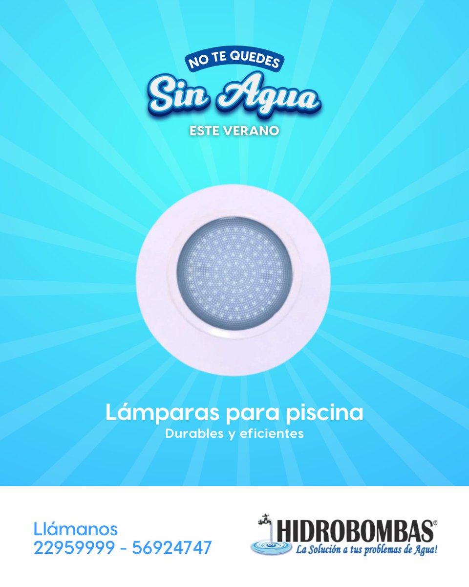 HidrobombasG's tweet photo. En #HidroBombasGuatemala tenemos las mejores accesorios para piscina💦 visita cualquiera de nuestras tiendas o llámanos al ☎ 22959999
#BombasDeAgua #PozosMecánicos #BombasParaPiscina #Agua https://t.co/ArJGEB2wlc https://t.co/bcujL8NEzf
