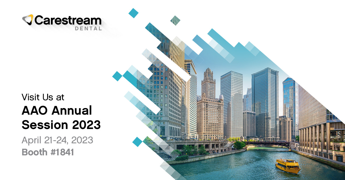 Meet your business and clinical needs and deliver better patient outcomes and experiences. Visit booth #1841 at the AAO Annual Session 2023. Learn how Carestream Dental can connect you to an open, smarter world.    ow.ly/m4oJ50NKW5r
 #carestreamdental #aao #orthodontics