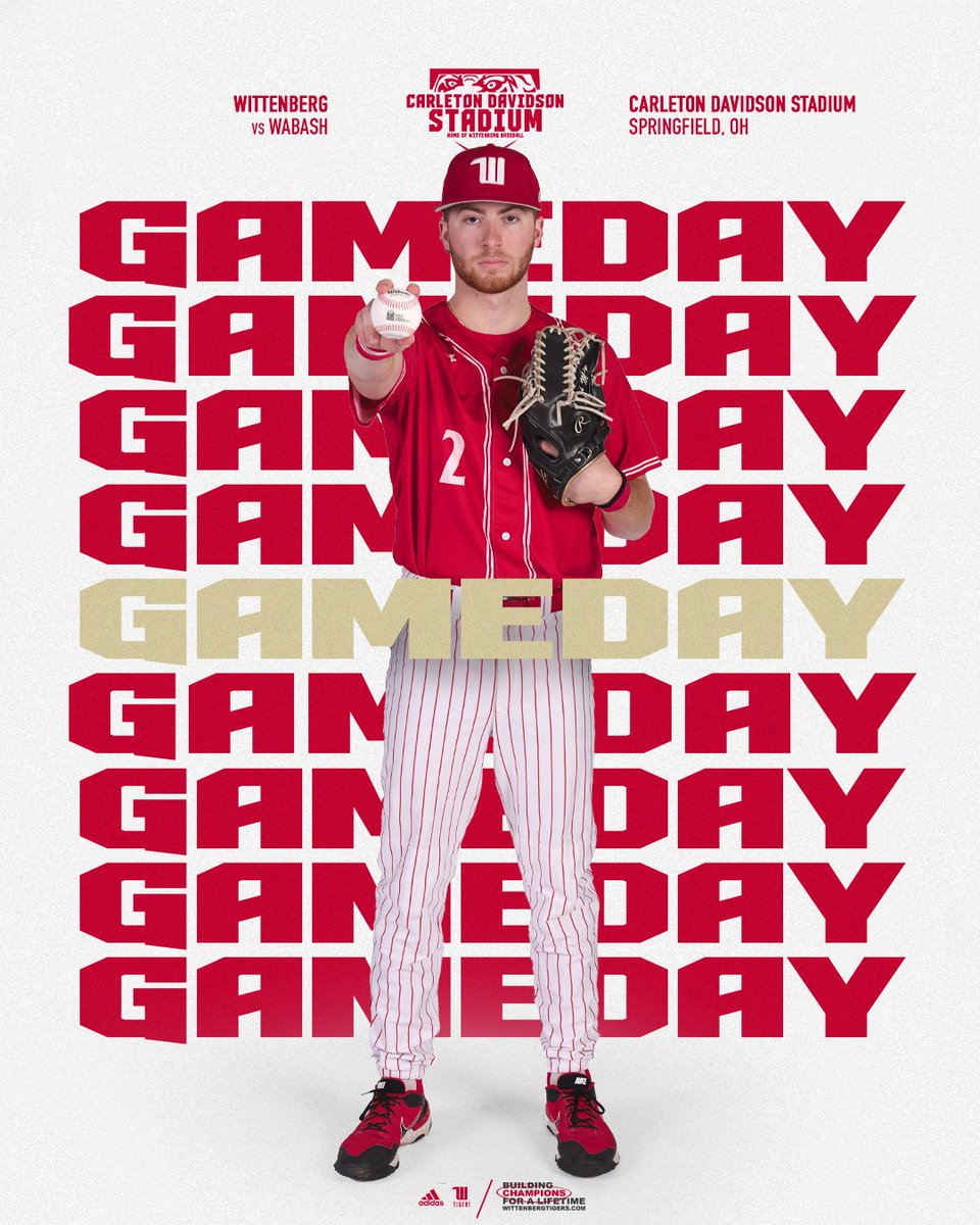 WittAthletics's tweet photo. Baseball is home today in a doubleheader against Wabash! #TigerUp

📍 | Carleton Davidson Stadium
⏰ | 1:00 PM &amp; 3:30 PM
📺 | https://t.co/9sRv0hDfs7
📈 | https://t.co/D8YDfZlkxC https://t.co/9TiNry4pA6
