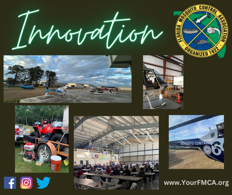FloridaMosquito's tweet photo. #WelcomeBackWednesday as we roll through #FloridaMosquitoWeek!
#FMCA loves to see and highlight the #Innovation its members bring to the #MosquitoControl arena. From #OpenHouses to specialized meetings, FMCA continues to expand.
#MosquitoWeek π¦πππ https://t.co/gwHdz7pwne