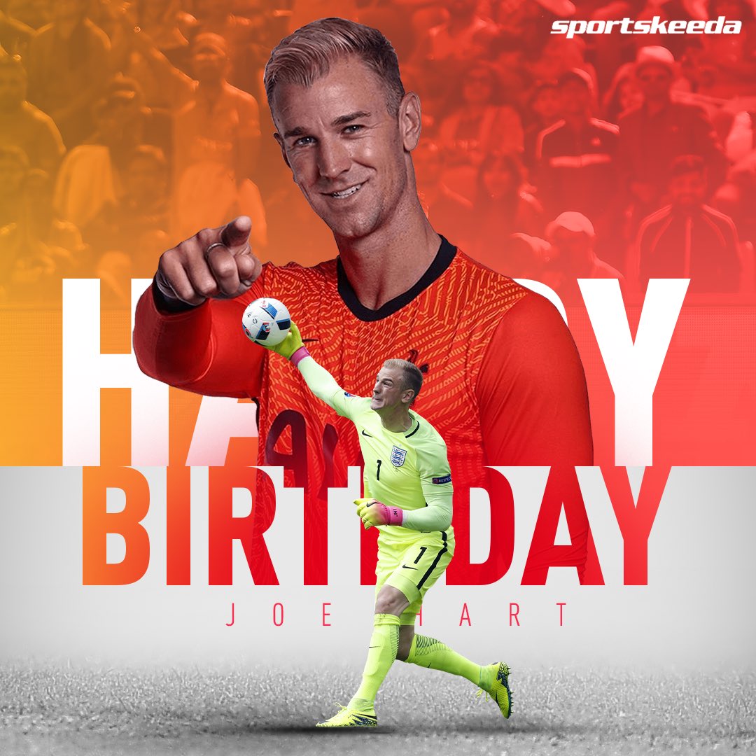 Wishing a very happy birthday to English goalkeeper, Joe Hart!      