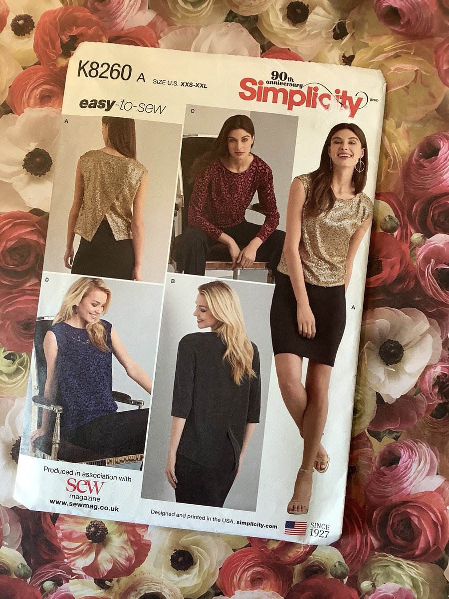 NEW LISTING A FABULOUS Easy Sew #ContemporaryFashion Pattern in my #etsyshop #Uncut 2017 #Simplicity Easy-To-Sew Sewing Pattern K8260 For Misses' Top in Two Lengths with Fabric Variations - Sizes - XXS-XXL (4-26) etsy.me/41HOD2P #LadiesTop #MultiSizePattern #Beginner