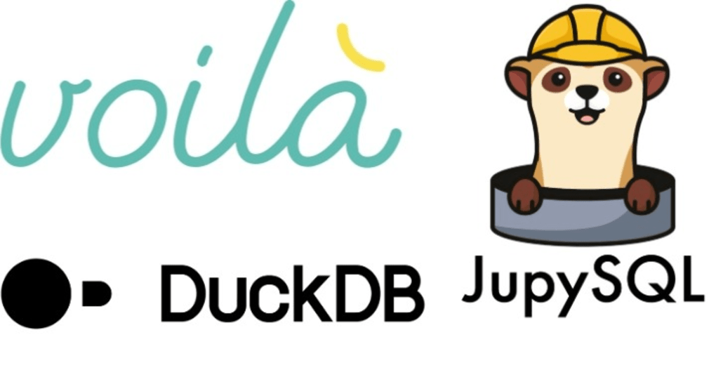 ploomber's tweet photo. Learn how to deploy an end-to-end data application that queries with #JupySQL and #DuckDB, and combine them with #Voilร to create interactive web applications ๐
Learn how to embed your SQL queries while creating engaging interfaces. https://t.co/gRMEioF489
#SQL #Jupyter https://t.co/Xejz1NC0WP