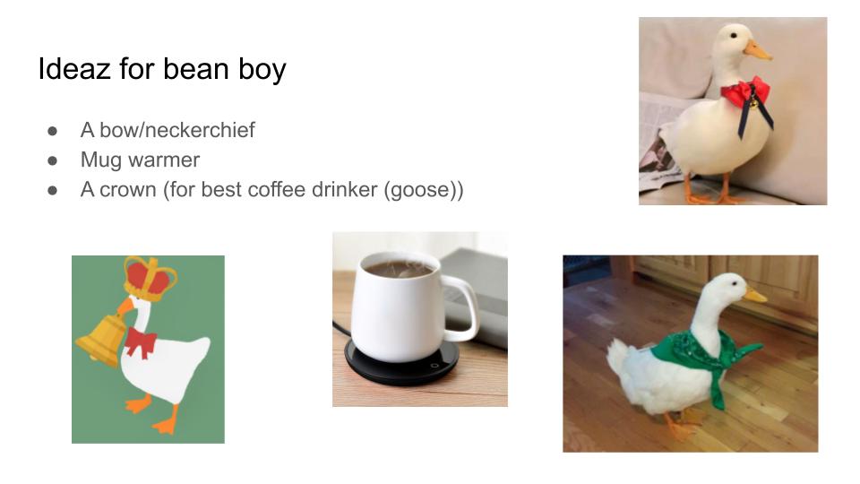 HjonkAmGoose's tweet photo. @TOTMCoffee goose has made a presentation to demonstrate hjonk 🥰 https://t.co/fqeuMsbube