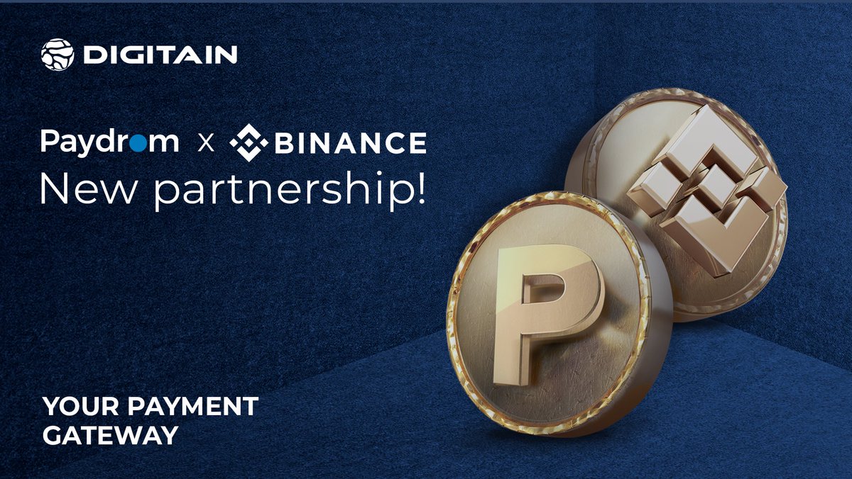 Digitain's tweet photo. Check out #Paydrom’s latest collaboration with #BinancePay! 💙 

Explore the endless possibilities of Paydrom and experience the future of payments today! 🫰 

#Digitain #PaymentGateway https://t.co/qMn6SJv5Ir