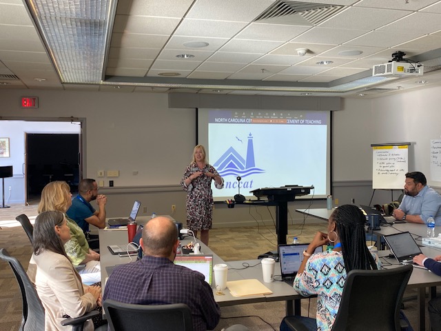 Thank you <a href="/GTAC4NC/">GTAC4NC</a> for being with us at #NCCAT Cullowhee today. Appreciate all you all do! Deputy Executive Director Karen Sumner welcomed this great group to NCCAT this morning.