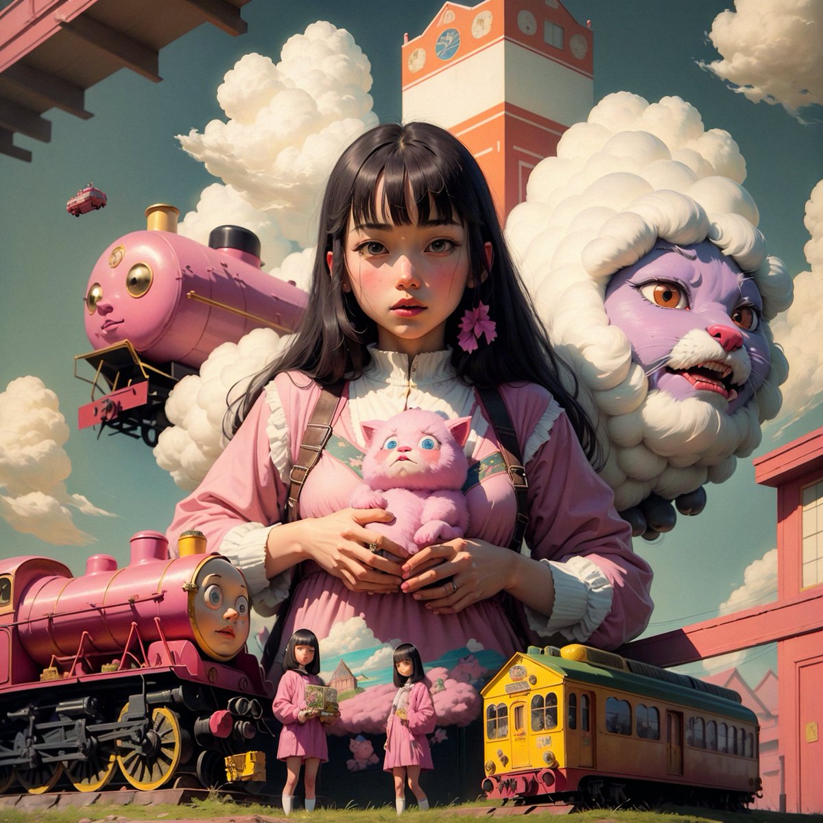 truecamellia's tweet photo. Quite a bit of crazy surrealism https://t.co/ExjAlMfNih