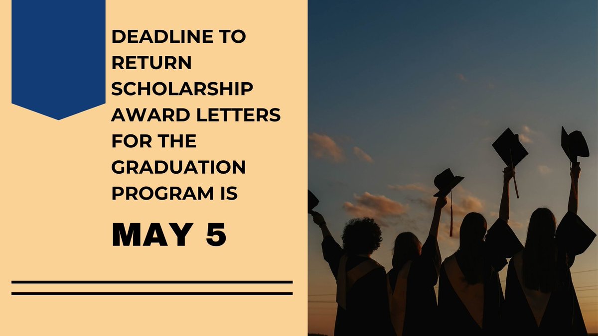 PC_Counseling's tweet photo. SENIORS: Please return ALL scholarship award letters to the Counseling Office by May 5. @PCHS_Celtics https://t.co/3UivajFRuT