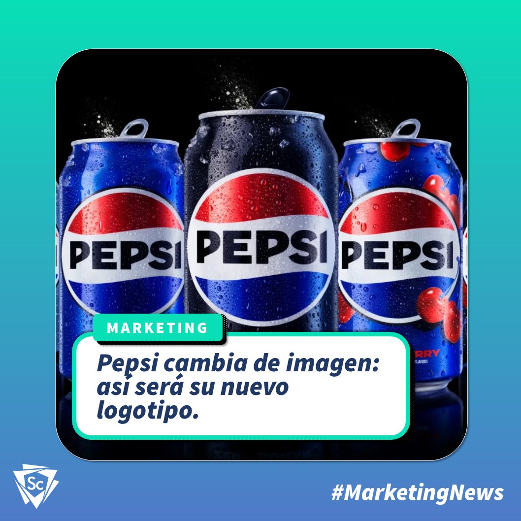 servisoftcorp's tweet photo. #MarketingNews 🌐 Pepsi, la marca de bebidas gaseosas más icónica del mundo, ha anunciado que lanzará un nuevo logotipo y sistema de identidad visual. 

#Pepsi #NuevoLogotipo #IdentidadVisual #ActualizaciónDeMarca https://t.co/LsOukEYA65
