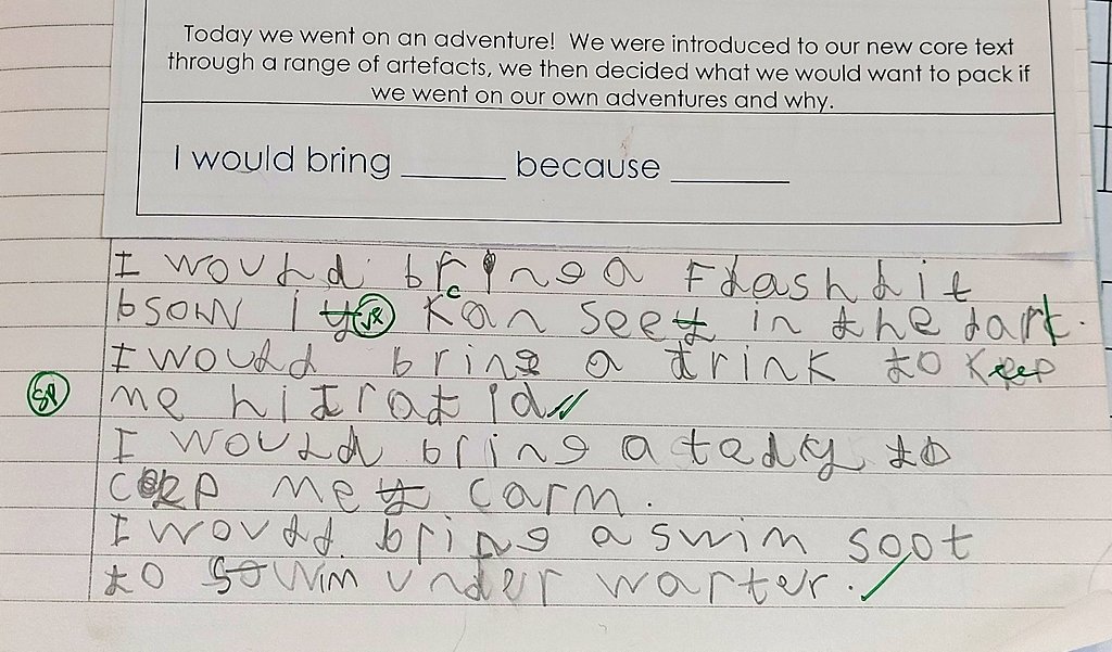 eps_diamond's tweet photo. We really enjoyed immersing ourselves into our new core text through a range of objects. We then decided what we would bring on our own adventure 🌊🔦🩱🩳⛰🌄 #adventure https://t.co/IoNFcR7SAp