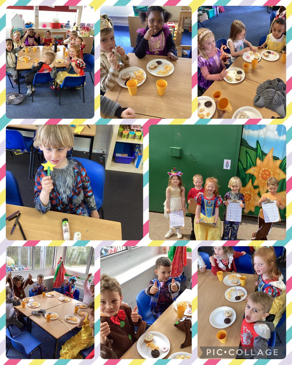 Llysfaen2029's tweet photo. We have had so much today for the launch of our new topic “Tell me a story!” We danced in the fairytale ball and even had a special dance lesson from Cinderella. We finished the day with a fairytale tea party 🌟 #irresistablelearning #topiclauch#RHG https://t.co/iO6SM9WZOW