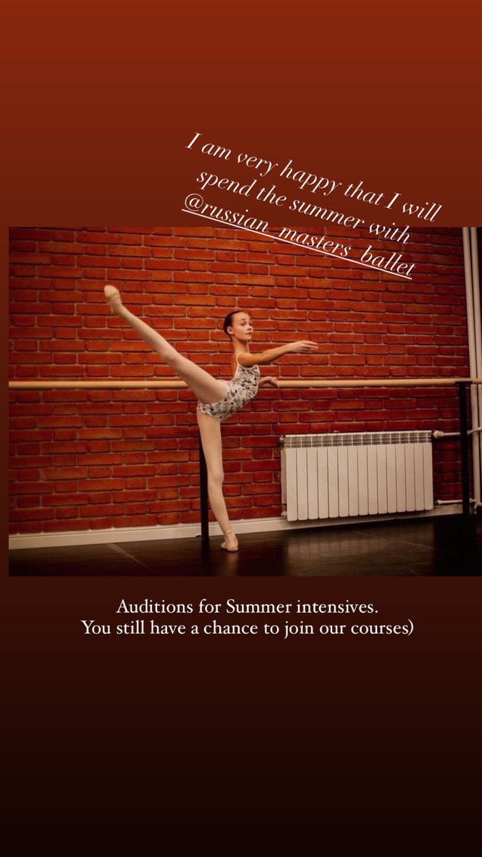 BalletCamp's tweet image. An audition is required to enroll in our intensive courses. As soon as we clarify the level of your preparation, we can correctly select the right group of students for you and give you the right teaching methodology.

Additional information: russianmastersballet.com