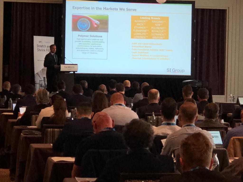 SIGroupInside's tweet photo. SI Group is a proud sponsor of the AMI Stretch and Shrink Film event on 18-20 April 2023 in Valencia, Spain! Be sure to stop by our table to meet with our experts. #AMIStretch #Plastics #EnablingCircularity https://t.co/wjdcoWPBJA