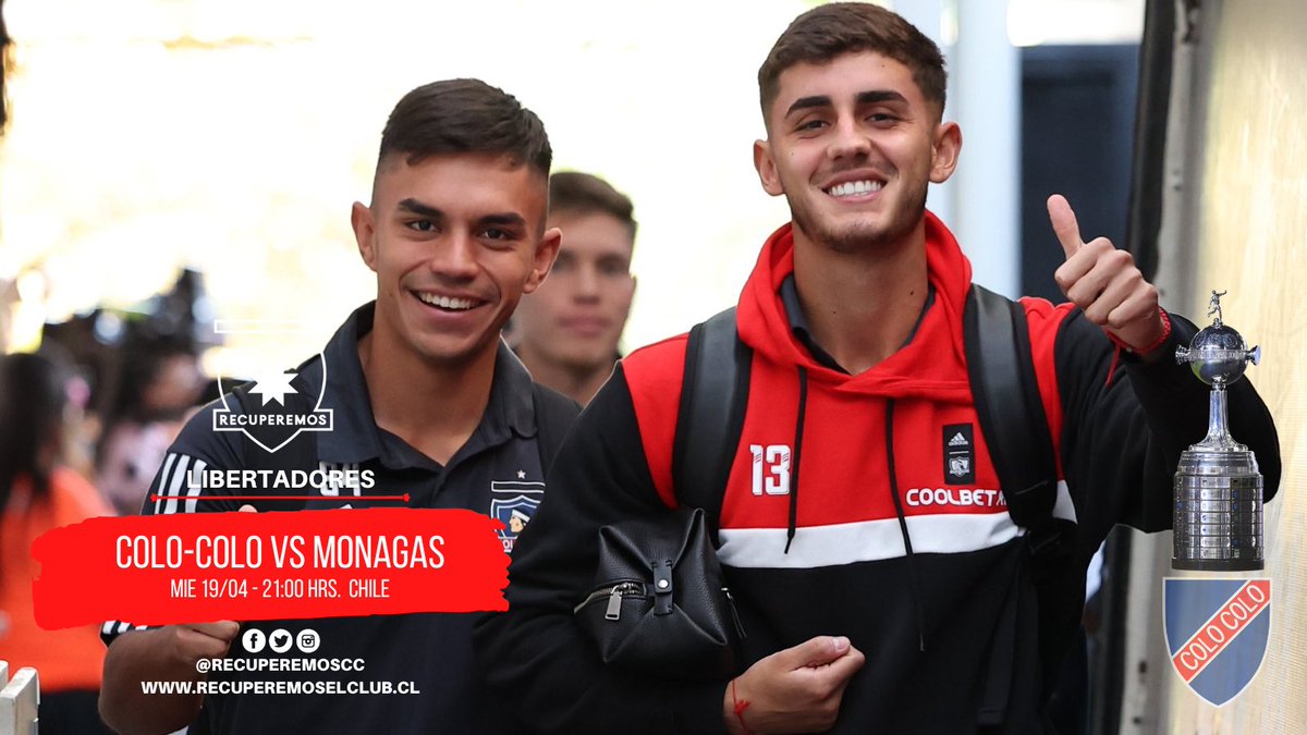 RecuperemosCC's tweet photo. COPA LIBERTADORES |  El Cacique vuelve a la carga por "ese sueño tan hermoso, ser campeón continental" y se enfrenta a Monagas.
19/04/2023
21:00 hrs
Est. Monumental
#VamosColoColo #recuperemoscc #colocolo #colocolofemenino https://t.co/Mnzp0sRHQn