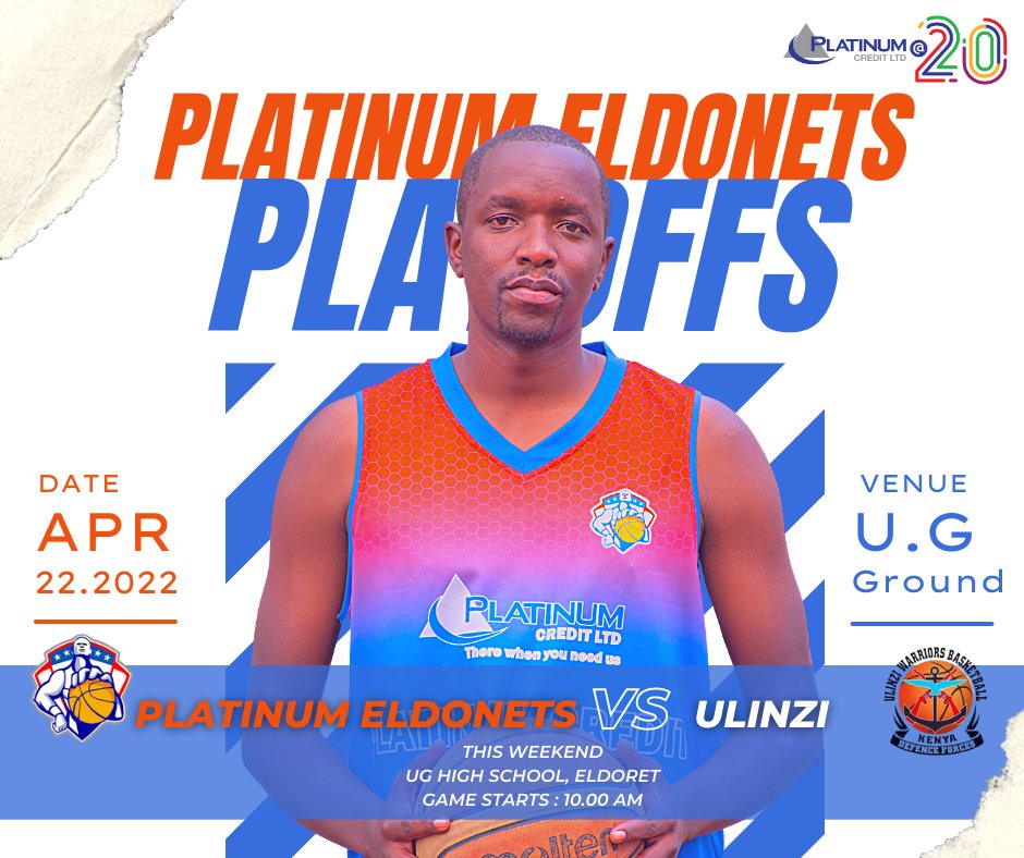 PlatinumCKenya's tweet photo. Join us today from 10am at UG High School, Eldoret to cheer on Platinum Eldonets  as they play against @ulinzi_warriors.
#HiiNiYetu #Eldonets #Basketball https://t.co/p5Qi8ejv2c