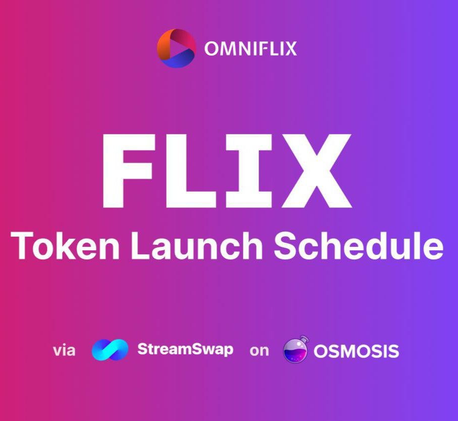 FlixFanatics's tweet photo. You wouldn't want to miss the $FLIX/$OSMO stream on @StreamSwap_io
Experience innovative time-based swaps, fair price discovery &amp; community-driven token launches

Status:
Bootstrapping LIVE
Streaming  20th April, 6pm-7pm UTC

Be part of the revolution at
https://t.co/pxFjmufn2L https://t.co/1zB5gpRvEf