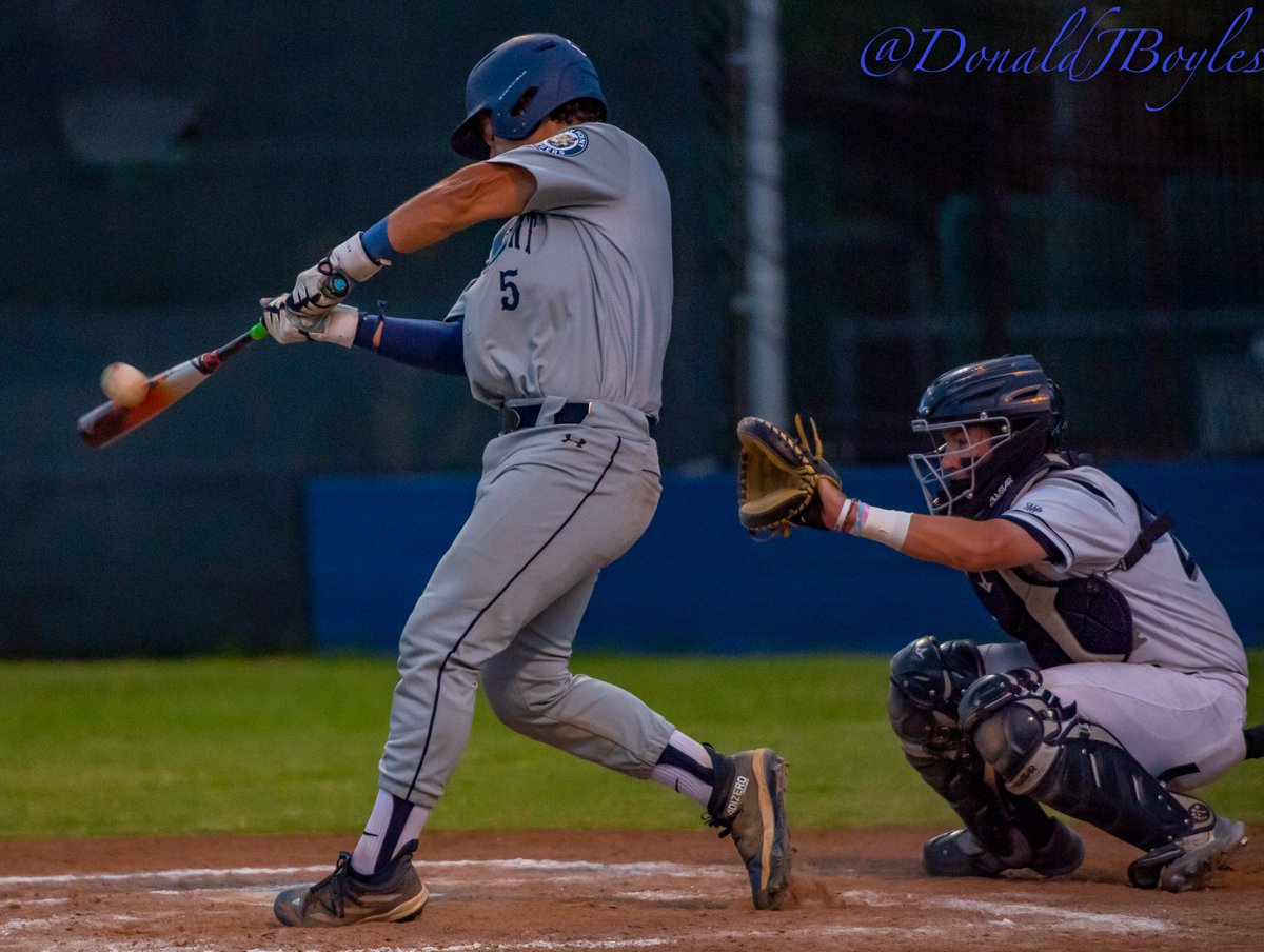 #ShotoftheNight <a href="/MatthewPazak/">Matthew Pazak</a> with a Two Run Blast that banged off the scoreboard in LCF for the Tigers. On the night, he went 2-4 with 3RBIs