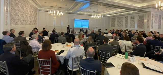 Shout out to the Financial Planning Association of Minnesota. (Yes, that's me in front!) Had a packed house for a speech yesterday, and another 50-60 online. A great, engaged audience that asked a lot of tough questions (especially you, Robert!). Enjoyed tremendously.
