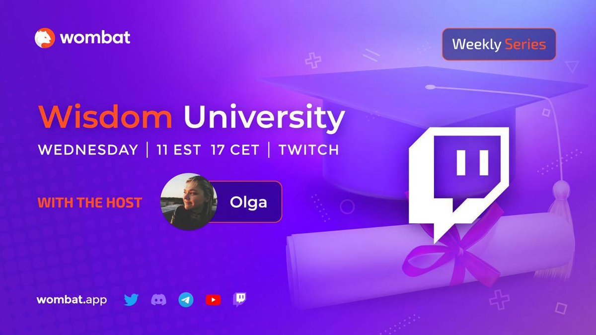 adoptwombat's tweet photo. 🎒Class is in session! 📚

🚀Today Olga will be delving into OpenSea Drama! 

Perhaps you have had your fair share of the drama? Tune in Live for an educational and interactive discussion.📻

📆 Today, April 19th
⏰ 17:00 CET/ 11:00 EST
📍https://t.co/0JGo4U4AO6 https://t.co/RWBGfDsDNQ