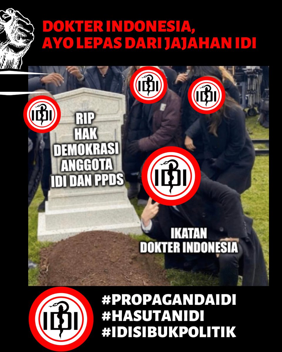 nindhaxqoni's tweet photo. Seharusnya organisasi profesi semacam IDI ini tidak sibuk sendiri dengan propaganda politik. Masih banyak PR sistem kesehatan yang harus dibenahi.  Jangan sampai menelantarkan Hak Demokrasi Anggotanya. #PROPAGANDAIDI #IDISibukPolitik https://t.co/TK2uCLag02