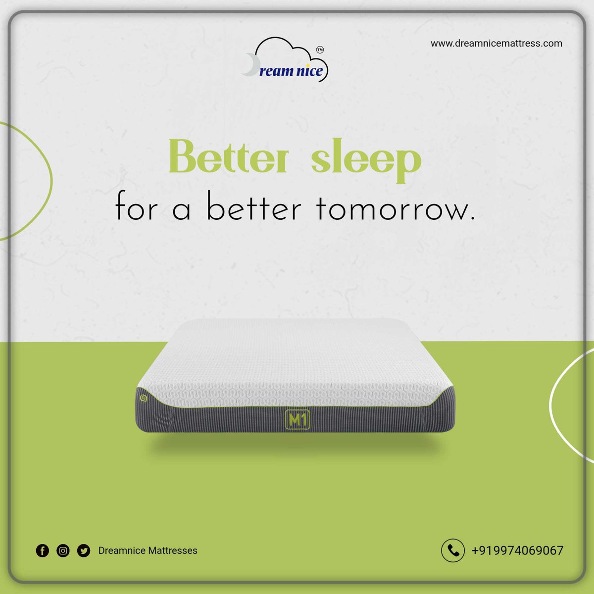 Sleep better, for a better tomorrow. Buy Dreamnice Mattress now. #mattresses #mattress #sleep #bed #bedroom #beds #furniture #pillows #mattressinabox #bedding #comfort #pillow #homedecor #mattresssale #mattressshopping #bedroomdecor #memoryfoam #home #interiordesign