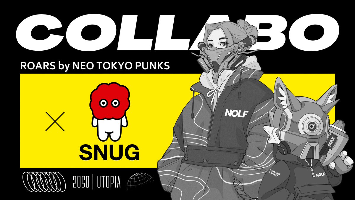 fukusta343's tweet image. 📣ROARSコラボ発表📣

SNUGやNounSNUGを展開するTiger Cloveさん @tigerclove とコラボさせていただきます！

激カワコラボになってます😁
お楽しみに〜👍🔥🔥