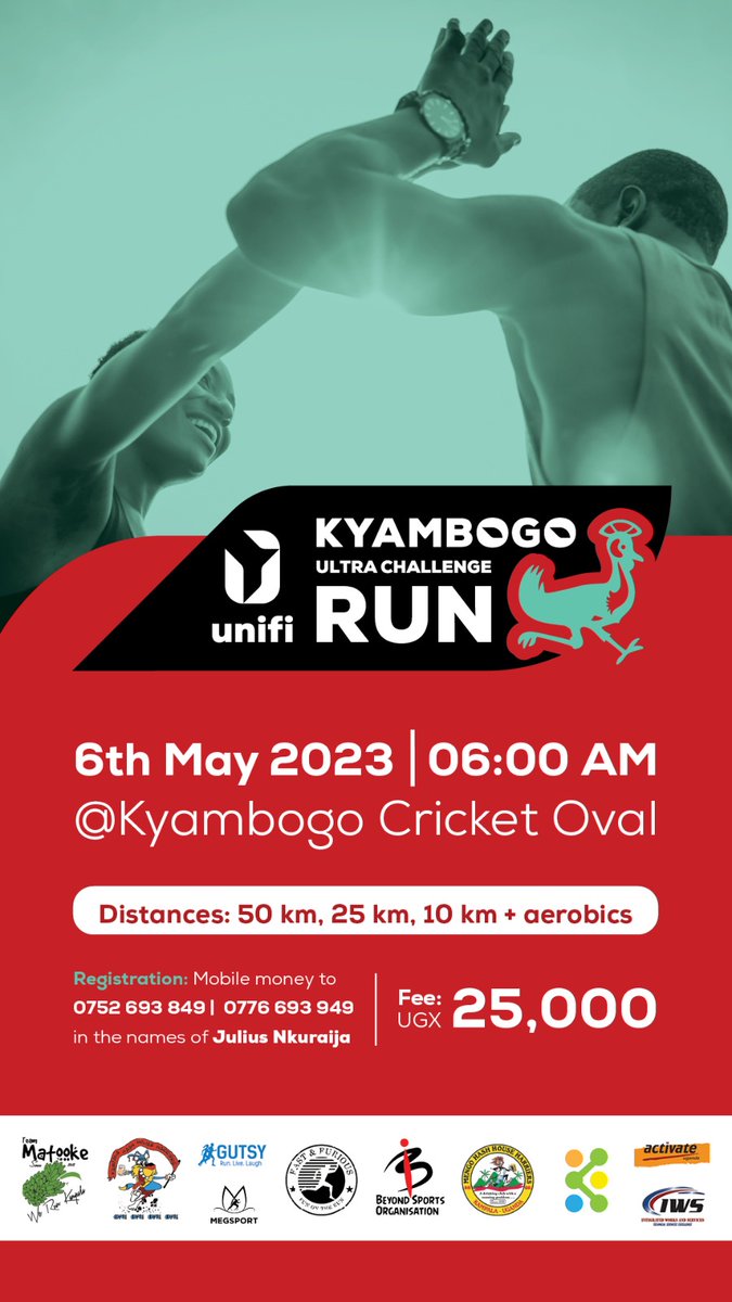 ntnfitness's tweet photo. Ultra runners do not just step out of their #ComfortZone, they live there. Sign up today and let's meet at Kyambogo cricket oval. @KyambogoRun #UltraClub https://t.co/hlUEs3zcHu