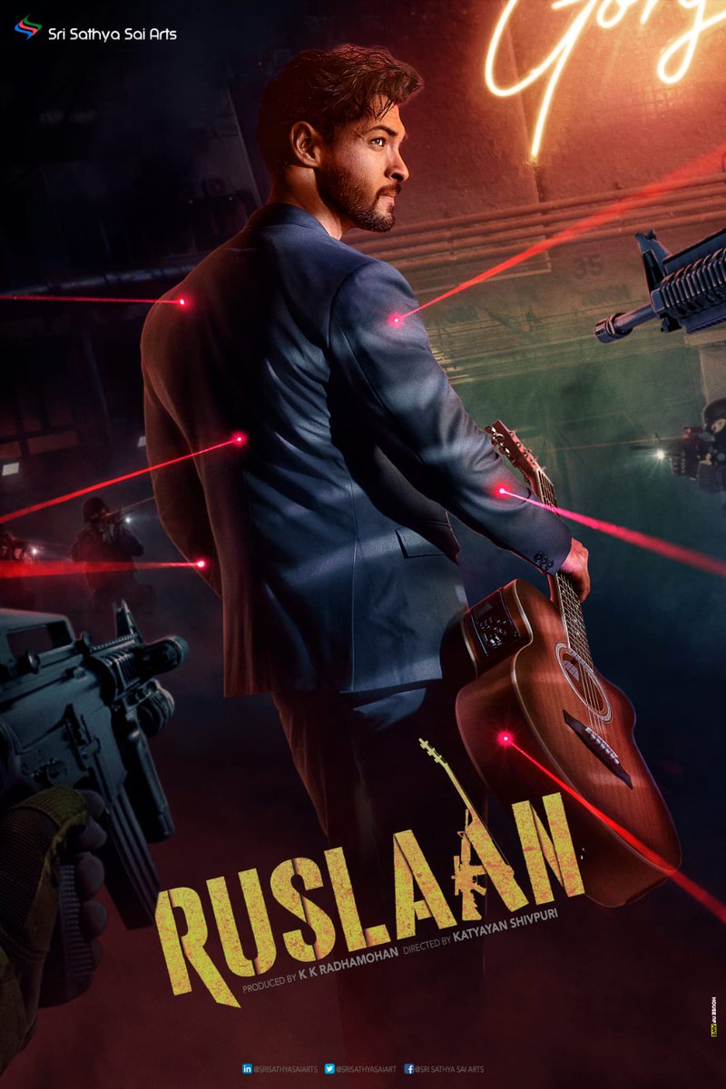 PPMoviez's tweet photo. #AayushSharma’s action-packed entertainer [#AS04] is titled #Ruslaan… Also features #SushriiMishraa, #JagapathiBabu and #VidyaMalavade… Directed by Katyayan Shivpuri.

Currently in post-production, the film is produced by KK Radhamohan… 2023 release.
#AS04IsRUSLAAN https://t.co/RLXPoIQV8J