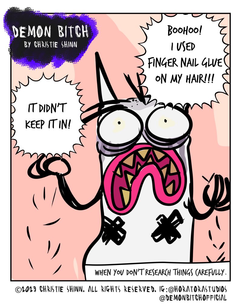 HoraToraStudios's tweet photo. R&D
Sometimes, you need to take a closer look at a situation before you do the thing. Researching ingredients and listening fucking helps.
Vote for me in the #RingoAward because why not?
#DemonBitch #HoraToraStudios #WickedWednesday #undergroundcomic #ragecomic #triggered https://t.co/sN3Xk1o943