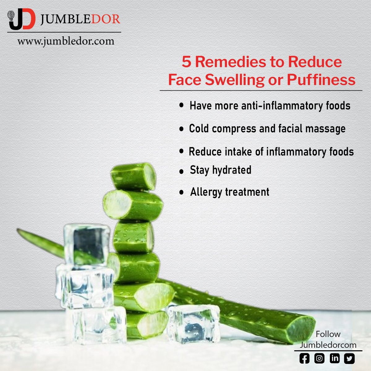 jumbledorcom's tweet photo. Remedies  to reduce  face puffiness or swelling https://t.co/nMKyxSmssq
Read more on https://t.co/5ukB1dnzAW

#healthylifestyle #healthyskin #skincare #skintips #facecare #skinhealth #skincaretips #skinrejuvenation #healthandwellness #healthandwellbeing #skincareroutine https://t.co/03DLCVQ3vN
