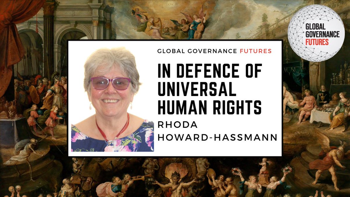 In this #podcast, we are excited to be joined by @rhodahassmann for a fascinating conversation on the universality of human rights, women’s rights, citizenship apartheid and cultural relativism: ucl.ac.uk/global-governa…