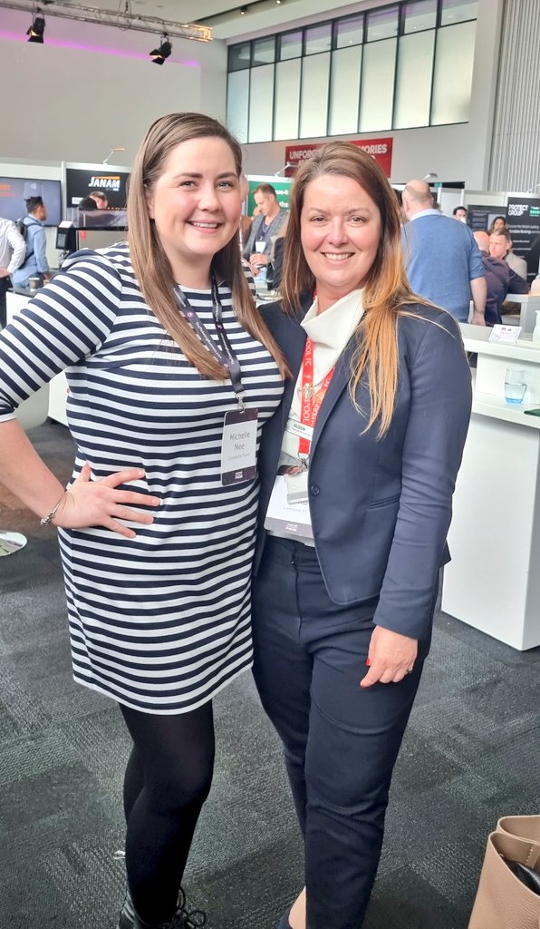 Michellenee22's tweet photo. Great time at @TheTicketingBiz so far, lovely to catch up with Alison Lamb from @LiverpoolFC one of the clubs 
@ChampTravel are a Reseller for. 

#TBF23 https://t.co/CNTvODqqRb