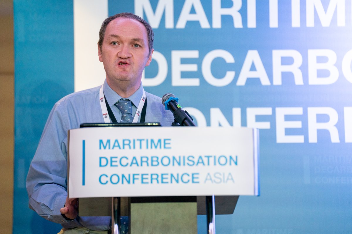 WSC_shipping's tweet image. Today at #MaritimeDecarbonisation2023 in Singapore, WSC's John Bradshaw held the keynote address on the direction of GHG emissions regulations for the global shipping industry. #Decarbonisation #GHG @IMOHQ  
Photo credit: @RivieraMaritime
Read more: ecs.page.link/hnz9p