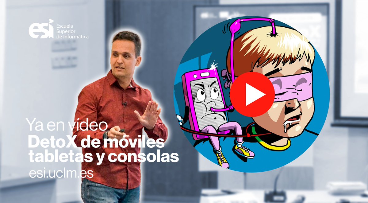 esiuclm's tweet photo. 🌟 Impactante charla con @cgmorcillo sobre la desintoxicación digital. 📵 Exploramos cómo #padres y #madres pueden combatir la adicción a #móviles, #tabletas y #consolas, y reconectar a sus hijos con el mundo real 🌍

🎬 Vea el vídeo completo aquí:https://t.co/l6HRMnMsdG  ❤️🔁 https://t.co/4JnNW3A6GU