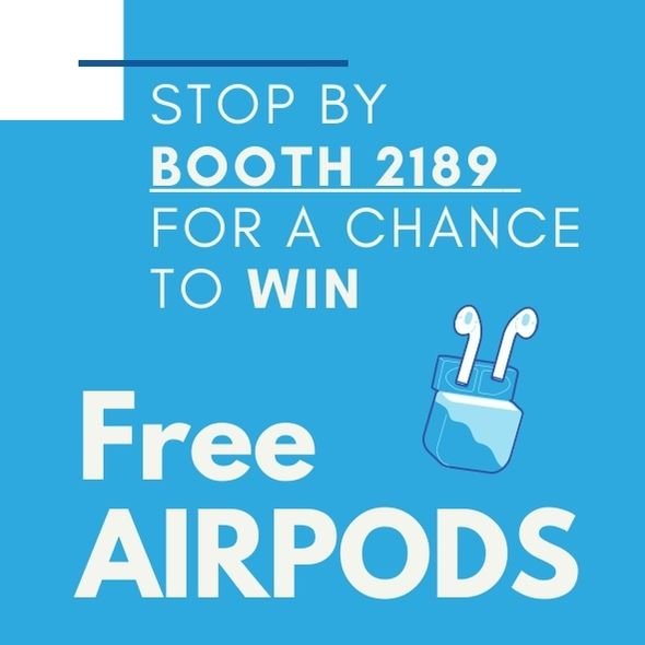 Eximware's tweet photo. ☕️If you're attending the @SpecialtyCoffee Specialty Coffee Expo, stop by booth 2189 for a chance to win a pair of Airpods! #coffeeexpo2023 #Coffee https://t.co/7nmeD31JYx