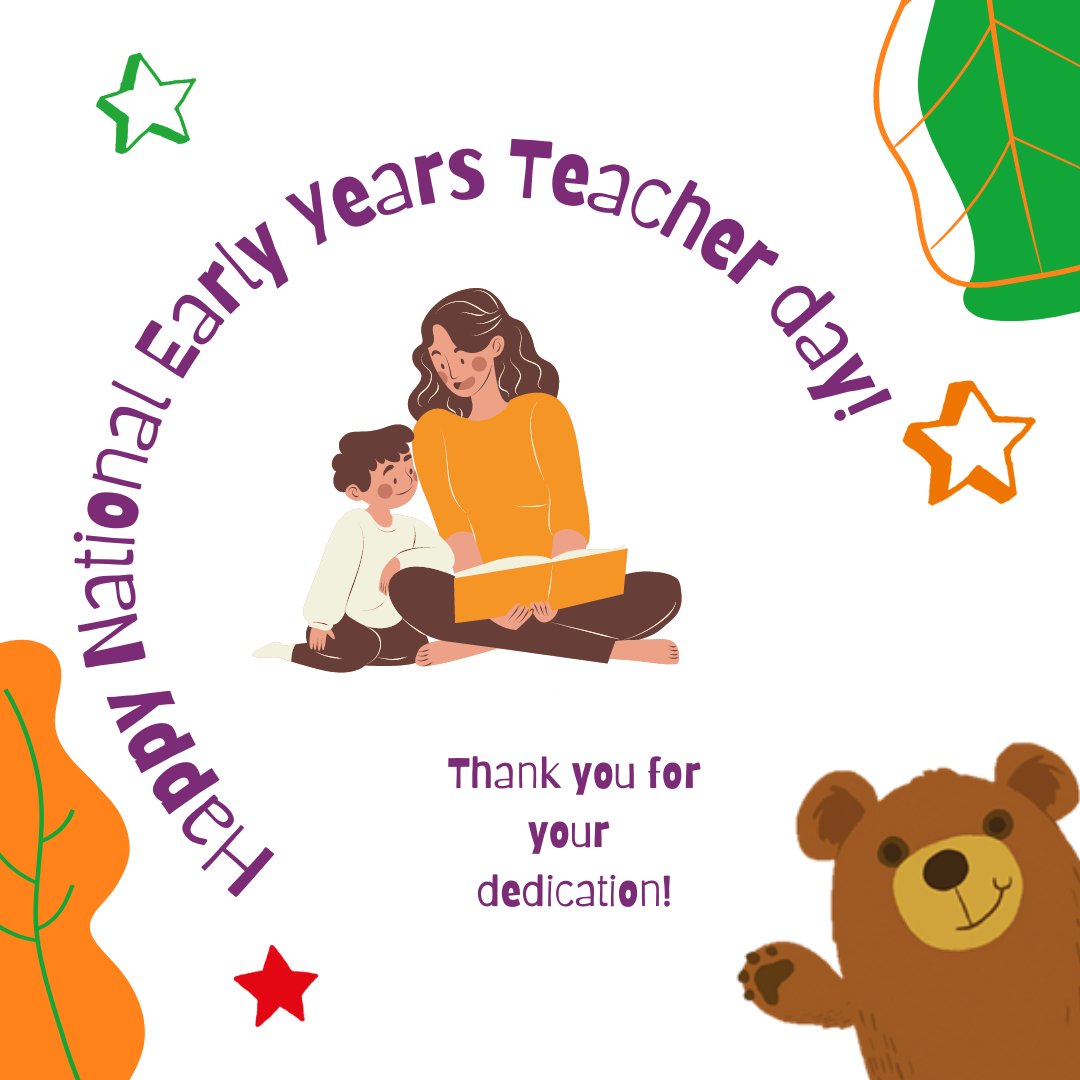 Today is National #EYTeacherDay 🎉We'd like to take this opportunity to recognise, thank and celebrate an essential member of our NELI community - you! Thank you teachers, TAs and everyone involved in nurturing & shaping our future through their work in the Early Years👏