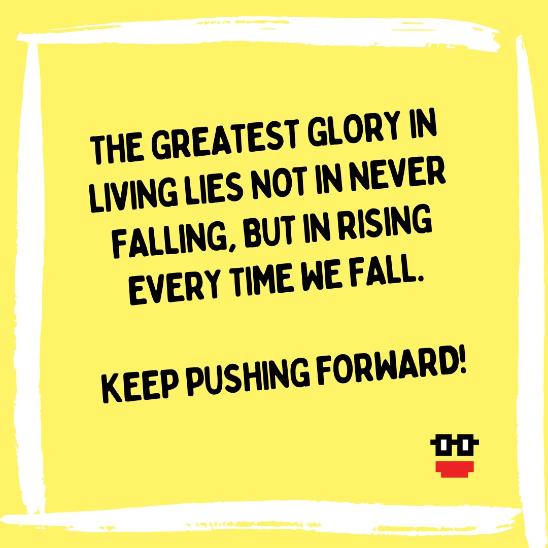 pixelizen's tweet photo. GM Fams, the greatest glory in living lies not in never falling, but in rising every time we fall. Keep pushing forward! 🚀

#KeepGoing #RiseUp #NFTForHope https://t.co/vcFZt9d3iN