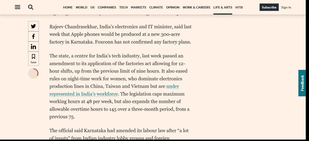 Gautammody's tweet photo. So fine, we're not a banana republic but #GOI grovels before #Apple at whose behest we are increasing working hours from #8HourWorkDay to 12. We are #workersnotslaves Defend #workersrights @BJP4Karnataka @CMofKarnataka #TNAssembly @CMOTamilnadu @LabourMinistry https://t.co/VwVDsiMIVd