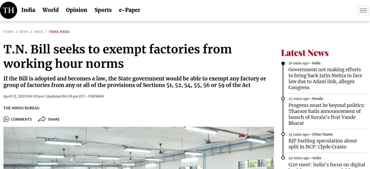 Gautammody's tweet photo. So fine, we're not a banana republic but #GOI grovels before #Apple at whose behest we are increasing working hours from #8HourWorkDay to 12. We are #workersnotslaves Defend #workersrights @BJP4Karnataka @CMofKarnataka #TNAssembly @CMOTamilnadu @LabourMinistry https://t.co/VwVDsiMIVd