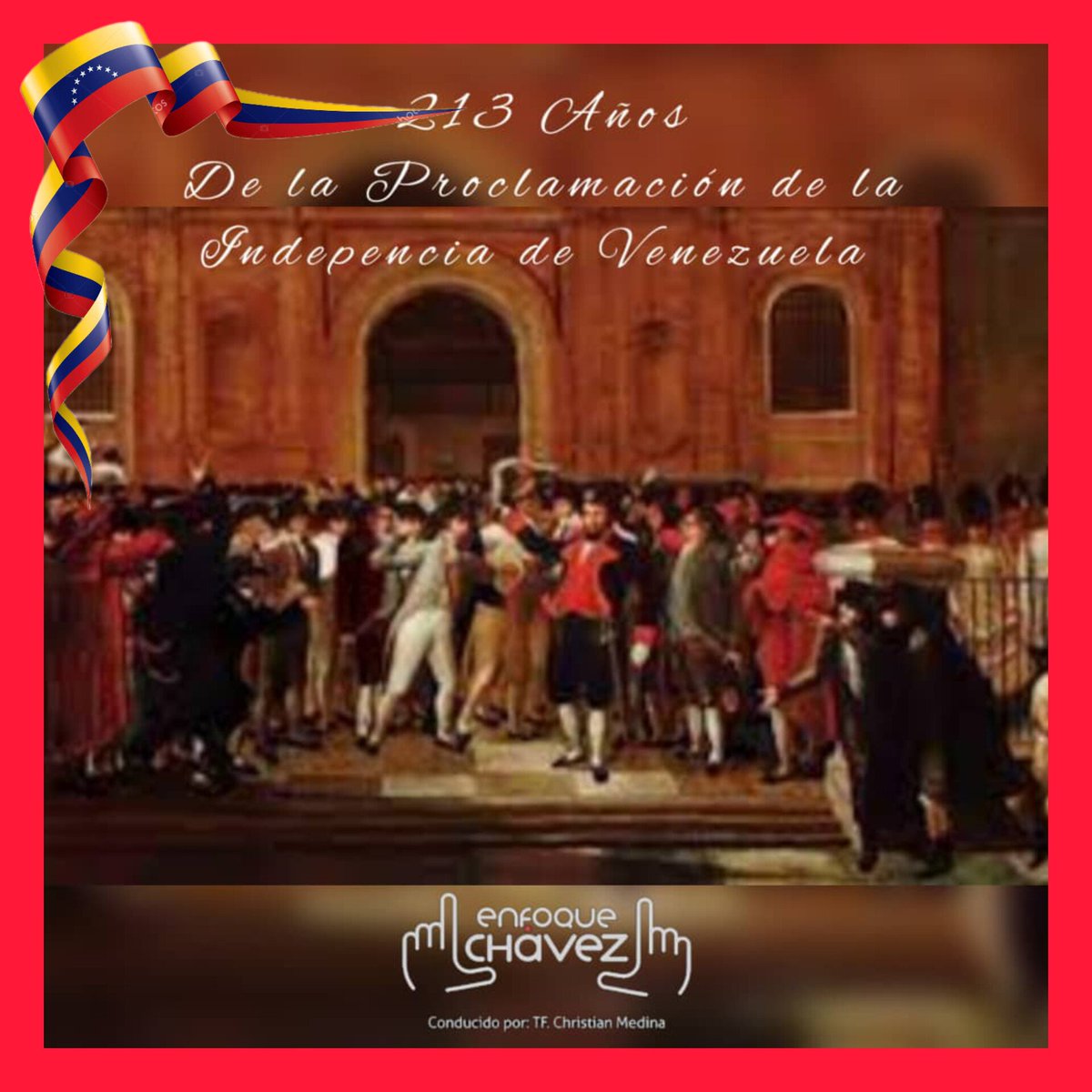 medinamacero's tweet photo. #19Abril La lucha por la Independencia y la Soberanía Nacional, por la Autodeterminación del PUEBLO VENEZOLANO no cesará jamás, somos  indoblegables, indómitos, rebeldes, revolucionarios, SOMOS los de Cristo, Bolívar y Chávez.

#AbrilRebelde
#GestaIndependentista
#DeVueltaChavez https://t.co/qiqpnuNg5S