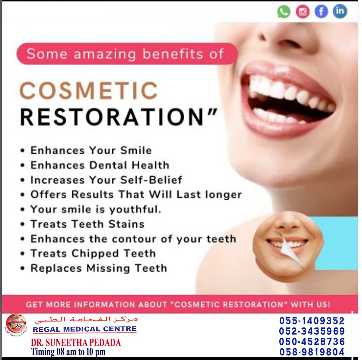 RegMedCent's tweet photo. Book your consultation appointment today...📷📷 For more details and to get to know more about our services and offers contact us (WhatsApp /call 055-1409352 / 058-9819804)📷📷📷 https://t.co/w74HtYehCs