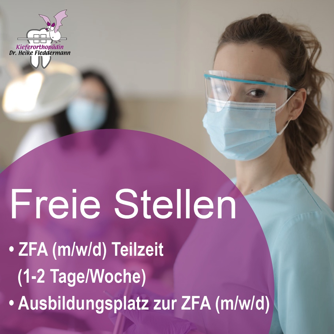 kfofleddermann's tweet photo. Wir bieten attraktive Stellen als ZFA (m/w/d) in Teilzeit (1-2 Tage/Woche) sowie einen Ausbildungsplatz zur ZFA (m/w/d) in unserer modernen &amp; ästhetischen Kieferorthopädie in Neuss an: https://t.co/Bl8HTk21E3

#fleddermann #dr #neuss #kfo #job #freiestelle #teilzeit #azubi https://t.co/OW1INvDw8L