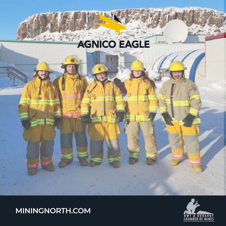 MiningNorth's tweet photo. Meet Agnico Eagle Mines Hope Bay Emergency Response Team! Each member successfully completed a comprehensive training program to prepare for lifesaving situations.
#Health #Safety #Miningnorth #AgnicoEagle https://t.co/vYrDtrIEn9